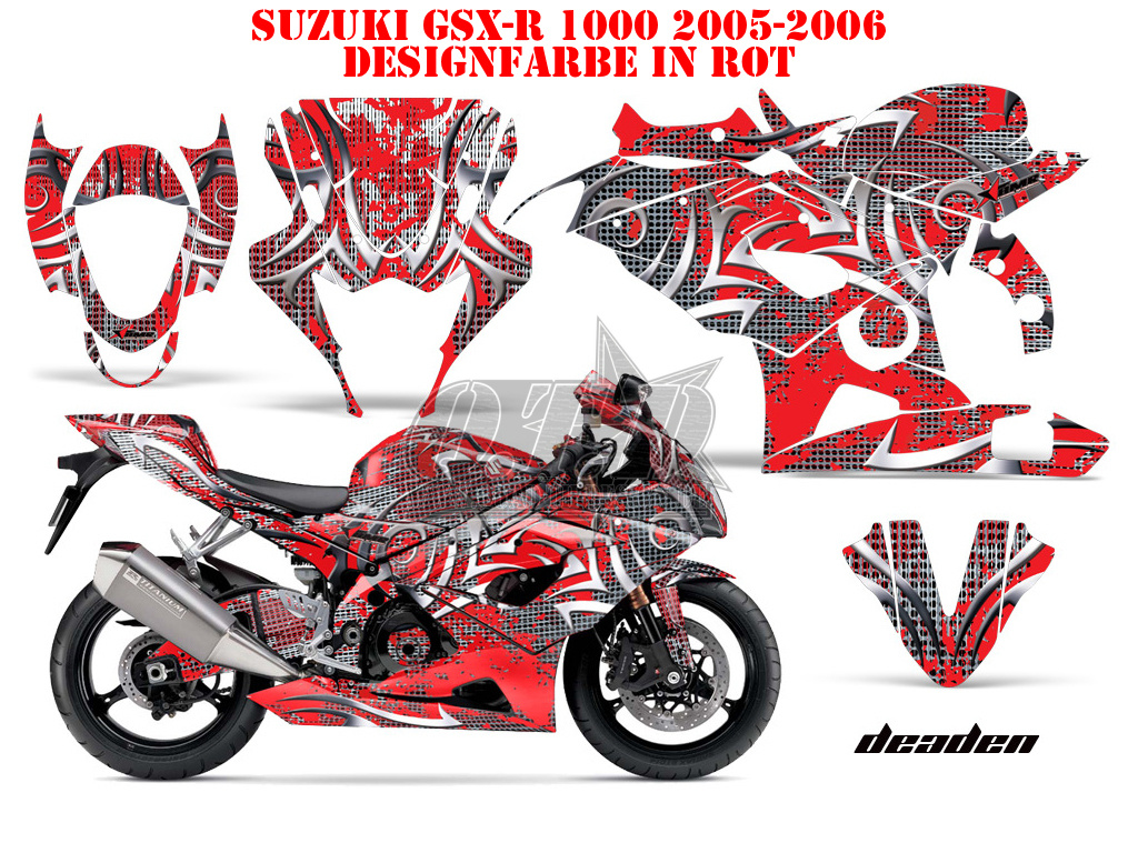 Deaden Red for Suzuki GSX R 1000 2005-2006