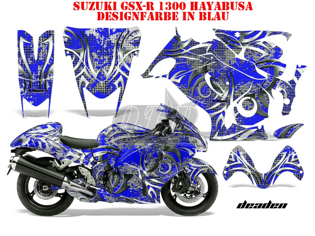 Deaden Blau Suzuki GSX R 1300 Hayabusa 2008-2018