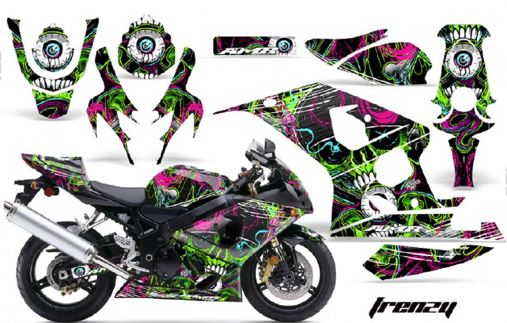 Frenzy Green for Suzuki GSXR 600/750 2004-2005