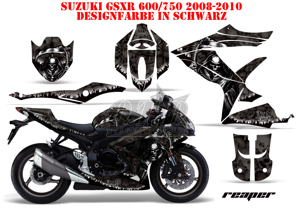 Reaper Black for Suzuki GSXR 600/750 2008-2010