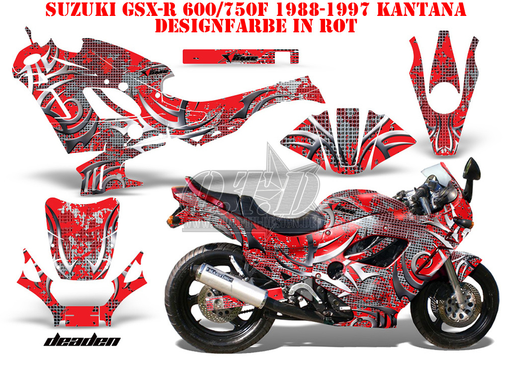 Deaden Red for Suzuki GSXR 600F/750F Katana 88-97