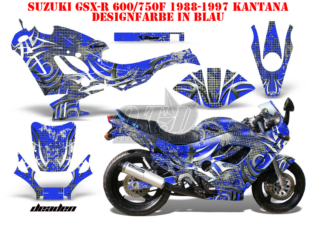 Deaden Blue for Suzuki GSXR 600F/750F Katana 88-97