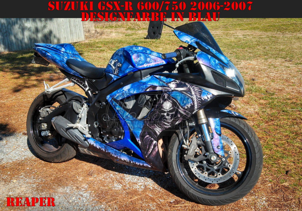 Reaper Blue for Suzuki GSXR 600/750 2006-2007