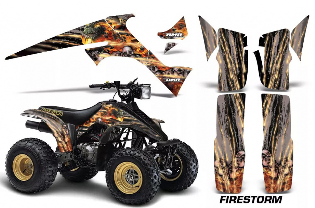 Firestorm Schwarz für Suzuki LT 230/LT 230r