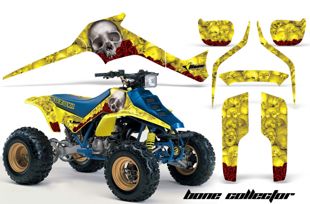 Bone Collector Yellow for Suzuki LT 250/LT 250r 1985-1992