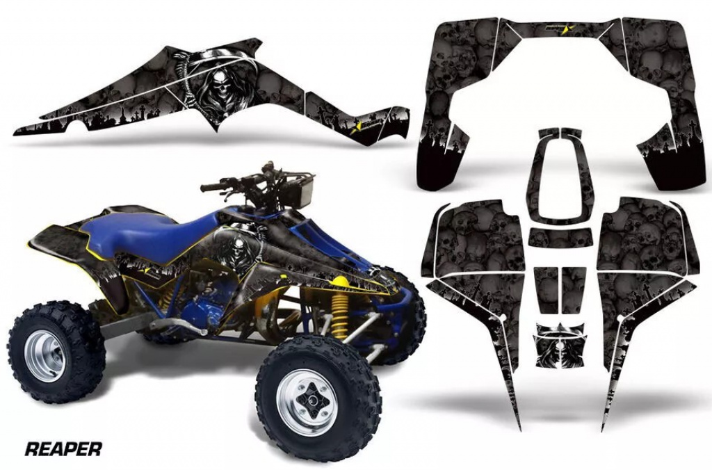 Reaper Schwarz für Suzuki LT 500R Quadzilla 1987-1990