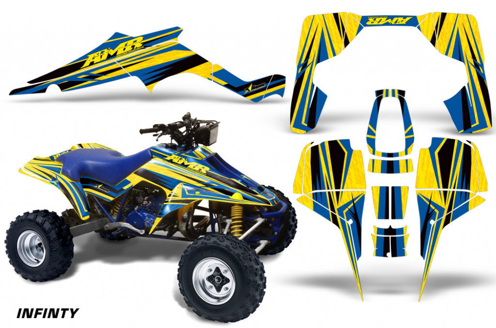 Infinity Gelb für Suzuki LT 500R Quadzilla 1987-1990