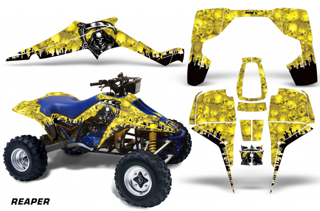 Reaper Gelb für Suzuki LT 500R Quadzilla 1987-1990