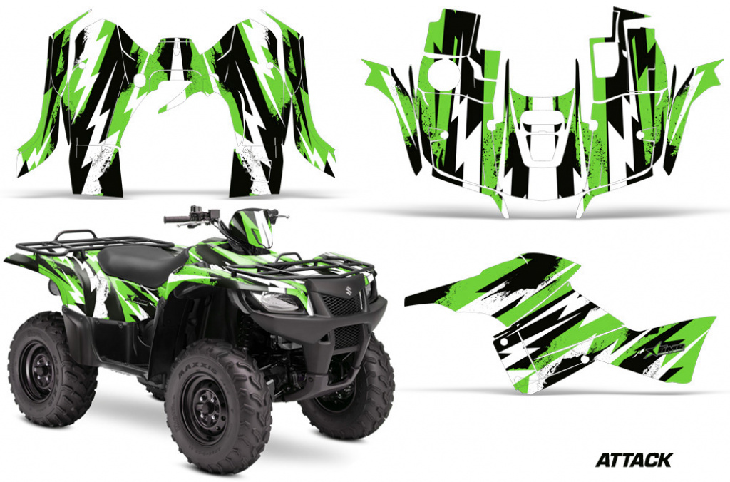 Attack Grün für Suzuki KingQuad LT-A 500/700/750 AXI bis 2018