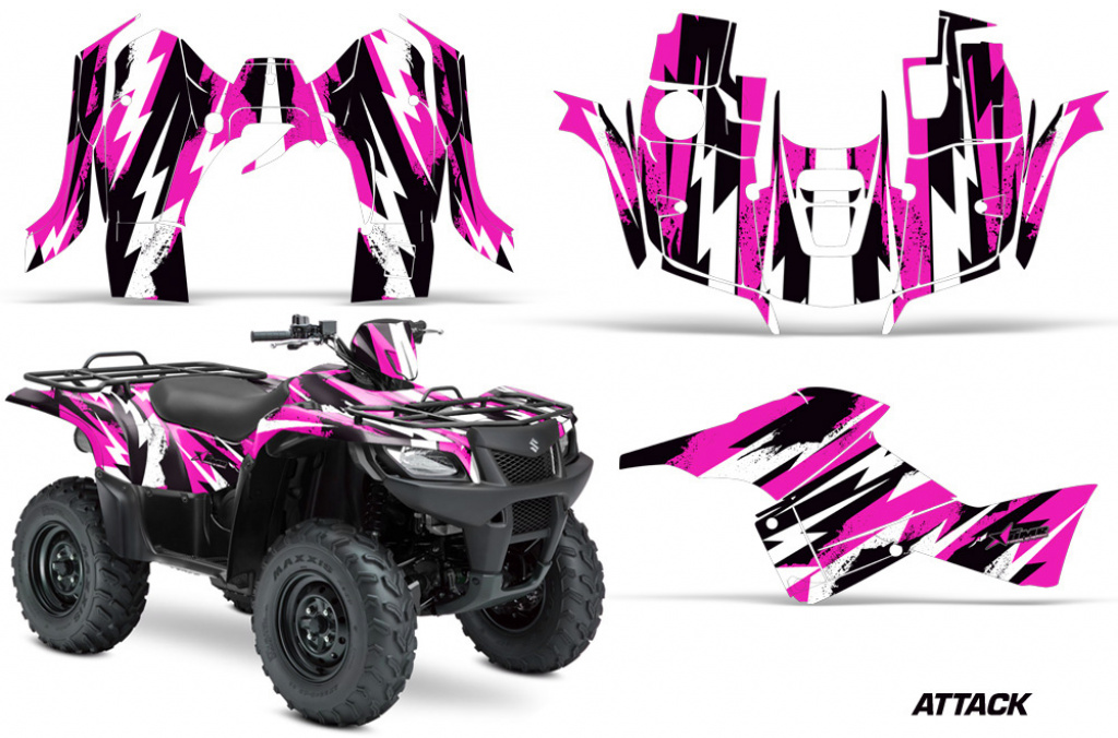 Attack Pink für Suzuki KingQuad LT-A 500/700/750 AXI bis 2018