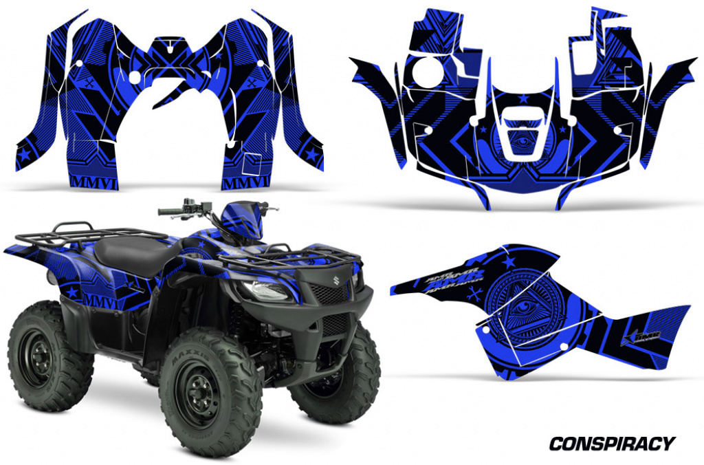 Conspiracy Blau für Suzuki KingQuad LT-A 500/700/750 AXI bis 2018