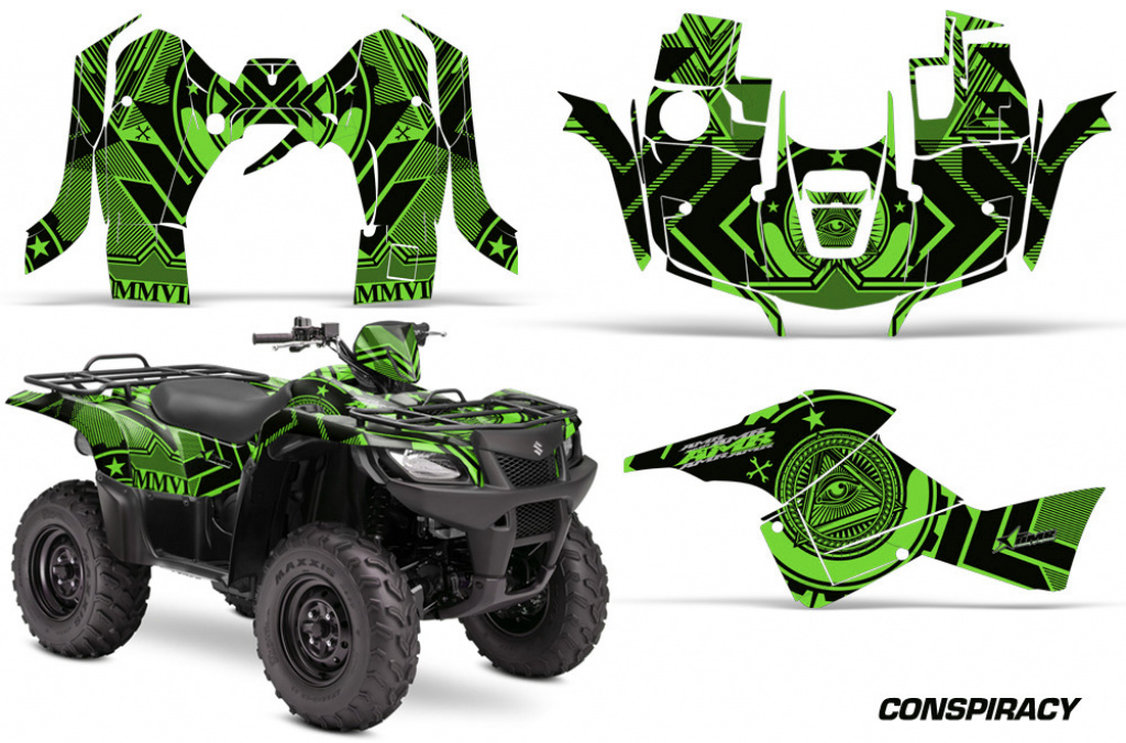 Conspiracy Grün für Suzuki KingQuad LT-A 500/700/750 AXI bis 2018