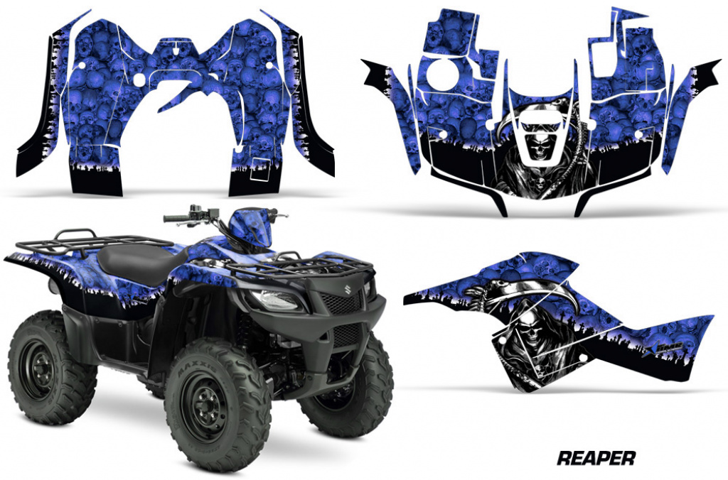 Reaper Blau für Suzuki KingQuad LT-A 500/700/750 AXI bis 2018