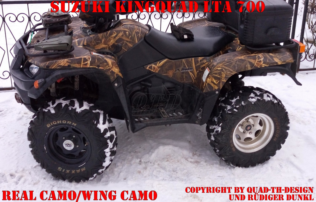 Wing Camo für Suzuki KingQuad LT-A 700 bis 2018