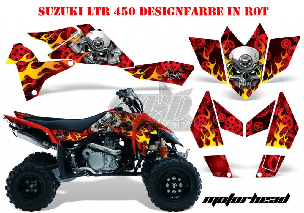 Motorhead Rot für Suzuki LTR 450