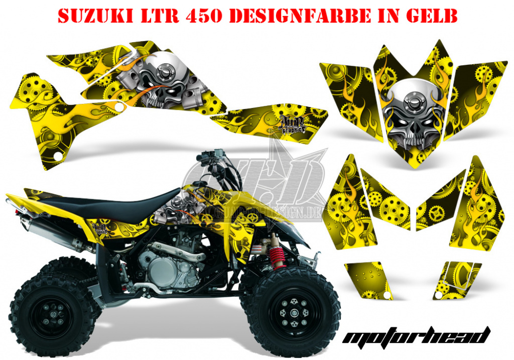 Motorhead Gelb für Suzuki LTR 450