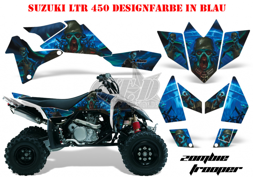 Zombie Trooper Blau für Suzuki LTR 450