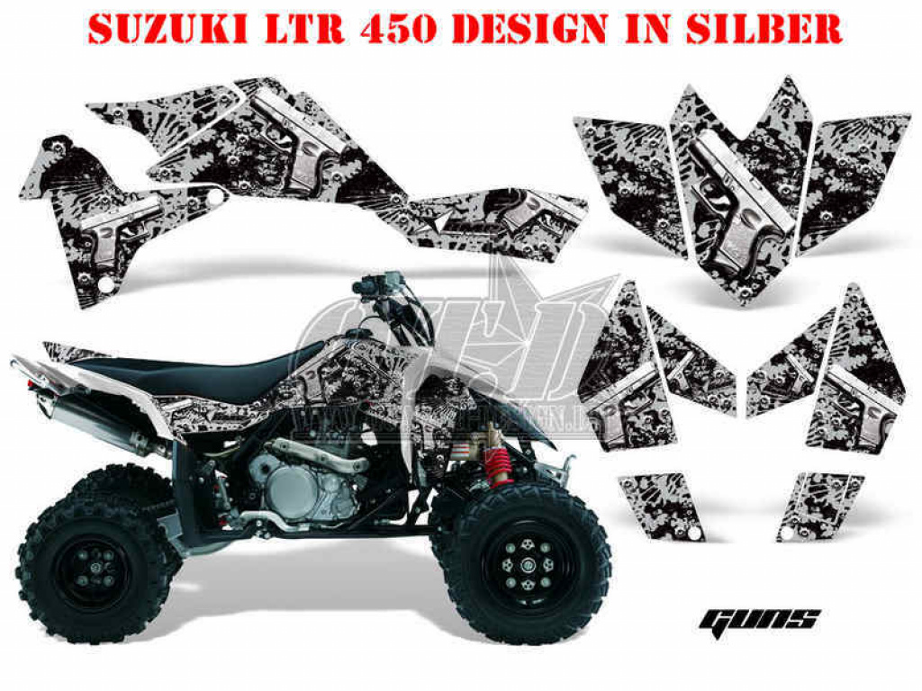 Guns Silber für Suzuki LTR 450