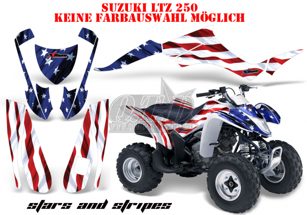 Stars and Stripes für Suzuki LTZ 250
