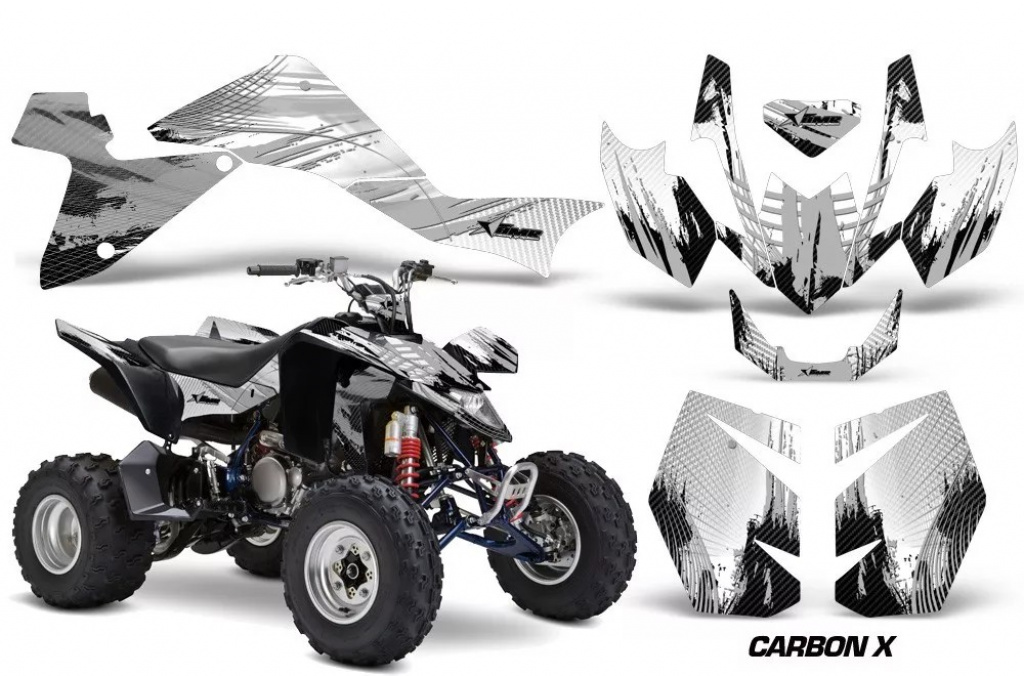 Carbon-X Silber für Suzuki LTZ 400 2009+