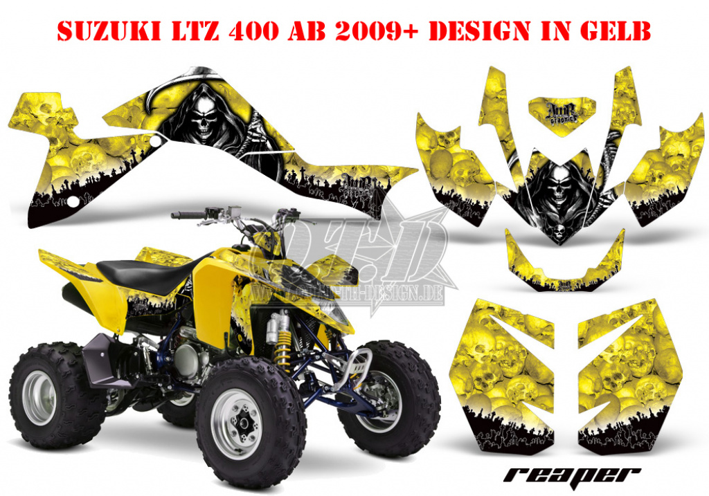 Reaper Gelb für Suzuki LTZ 400 2009+