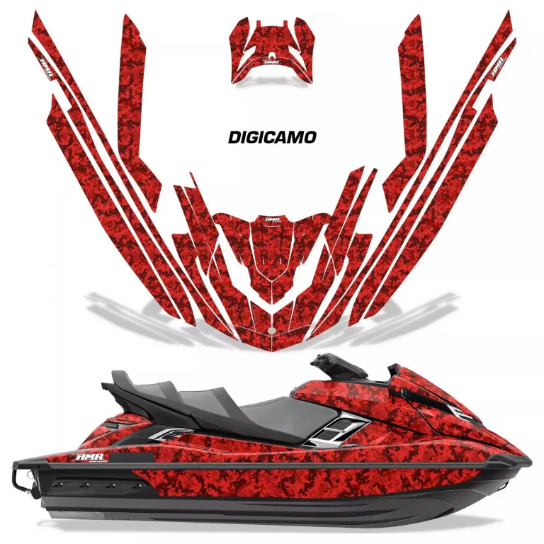 Digicamo Red for Yamaha FX Cruiser SVHO 2012-2018