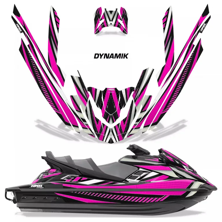 Dynamik Background = Black, Design color = Pink for Yamaha FX Cruiser SVHO 2012-2018