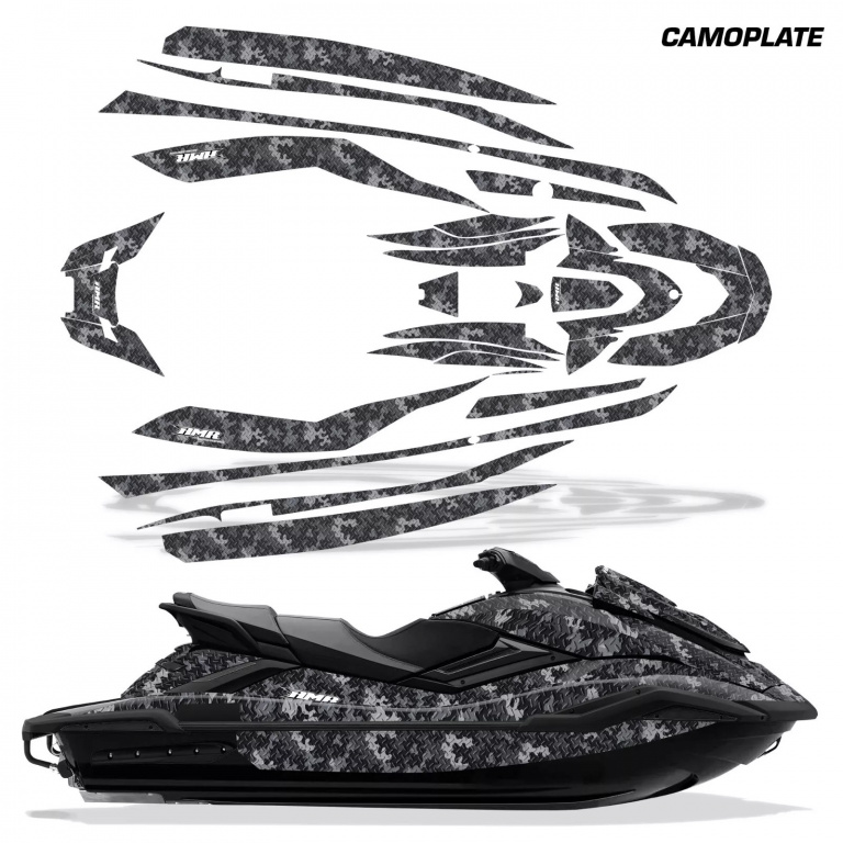 Camoplate Schwarz für Yamaha FX Cruiser SVHO 2019-2021