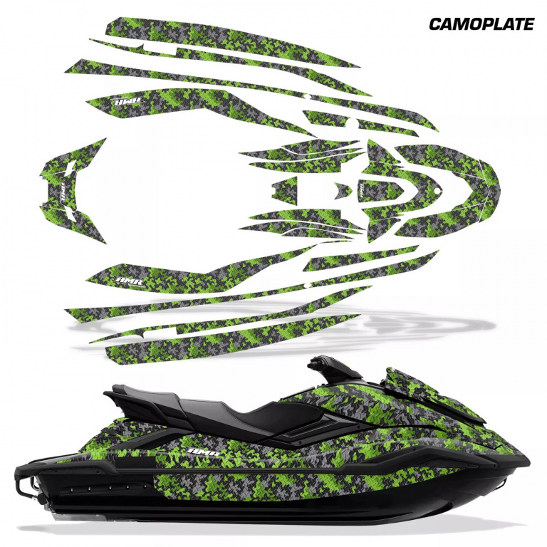 Camoplate Grün für Yamaha FX Cruiser SVHO 2019-2021