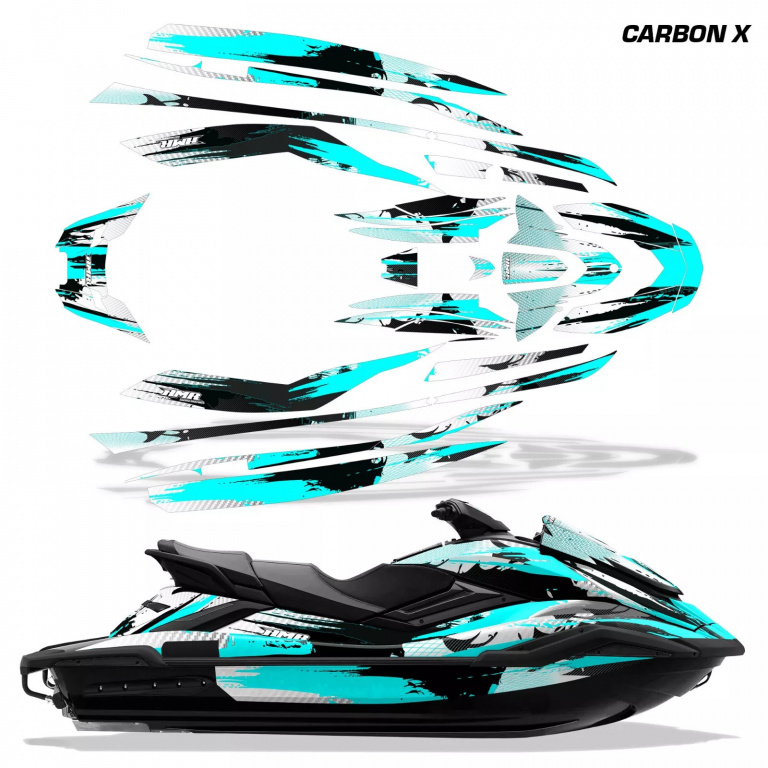Carbon-X Teal Blau für Yamaha FX Cruiser SVHO 2019-2021