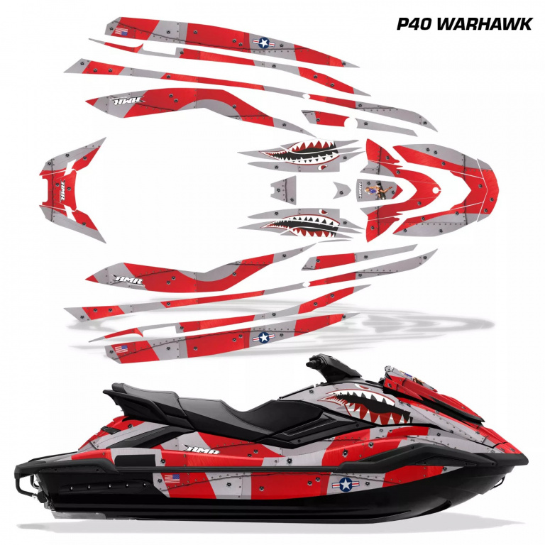 P40-Warhawk Rot für Yamaha FX Cruiser SVHO 2019-2021