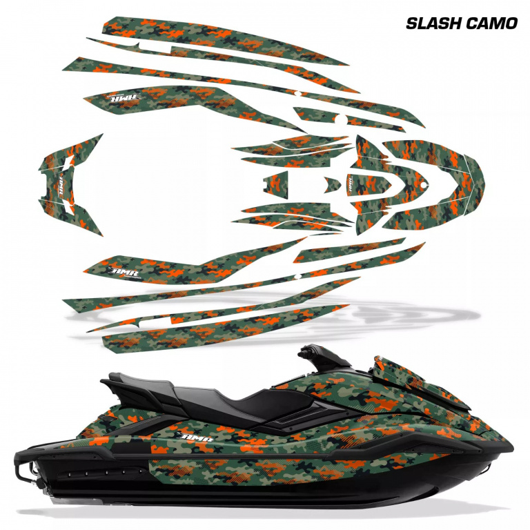 Slash Camo Orange für Yamaha FX Cruiser SVHO 2019-2021