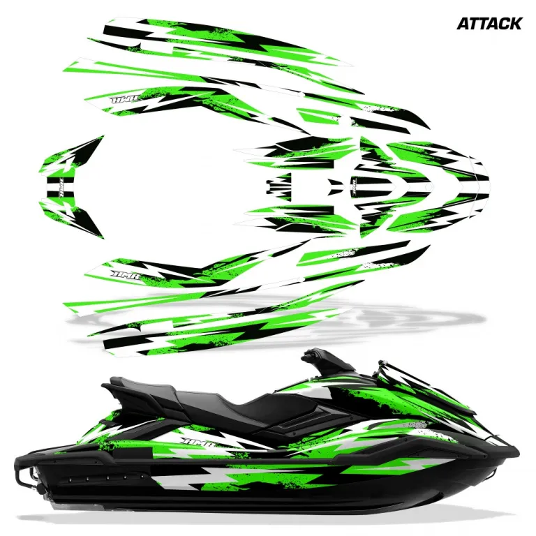 Attack Green for Yamaha FX Cruiser SVHO 2019-2021