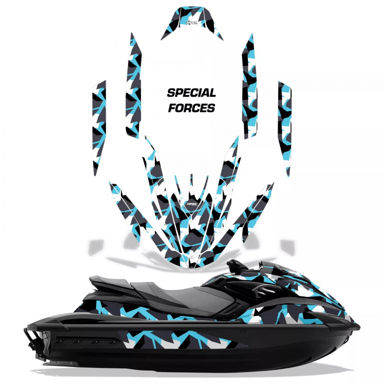 Special Forces Aqua Blue for Yamaha FZR 2009-2016
