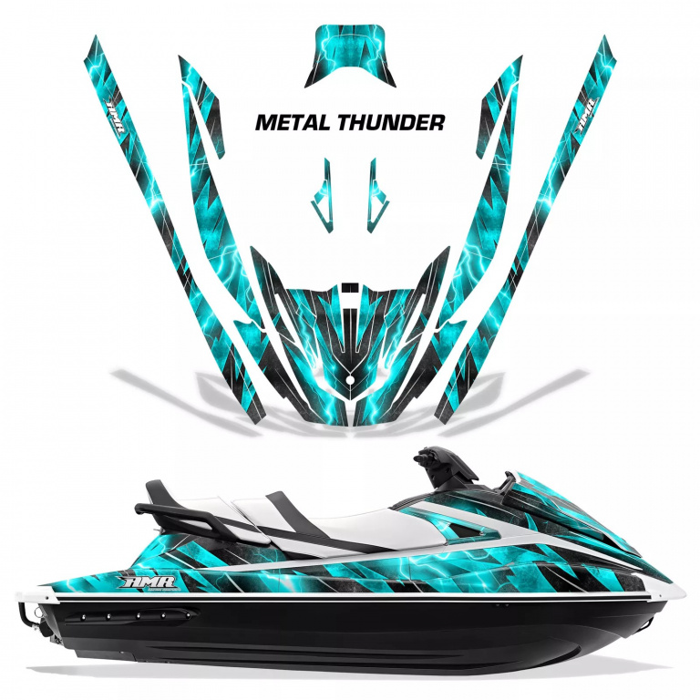 Metal Thunder Teal Blau für Yamaha VX Cruiser/VX Deluxe 2015-2020