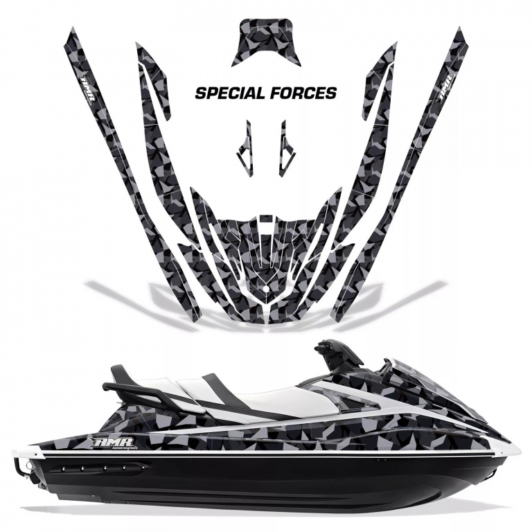 Special Forces Schwarz für Yamaha VX Cruiser/VX Deluxe 2015-2020