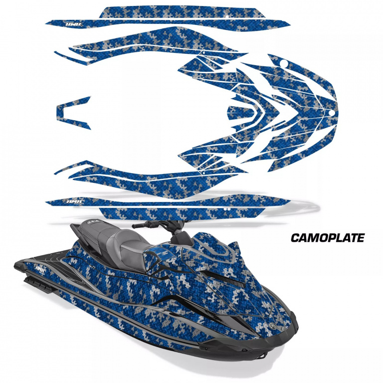 Camoplate Blue for Yamaha WaveRunner GP 1800R 21-23