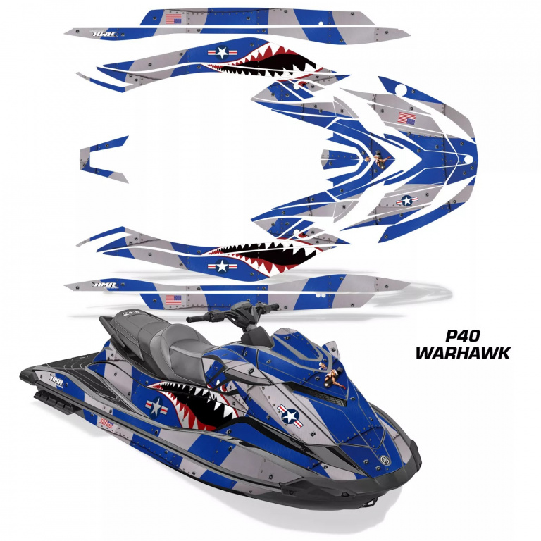 P40-Warhawk Blue for Yamaha WaveRunner GP 1800R 21-23
