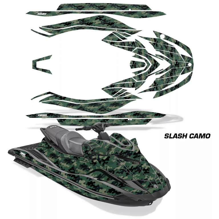 Slash Camo Black for Yamaha WaveRunner GP 1800R 21-23