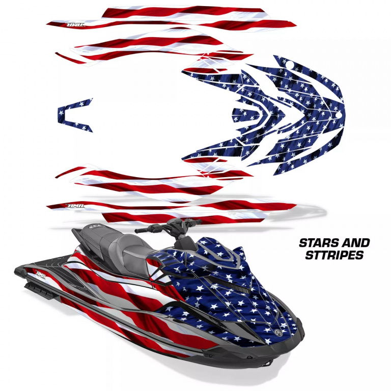 Stars and Stripes for Yamaha WaveRunner GP 1800R 21-23