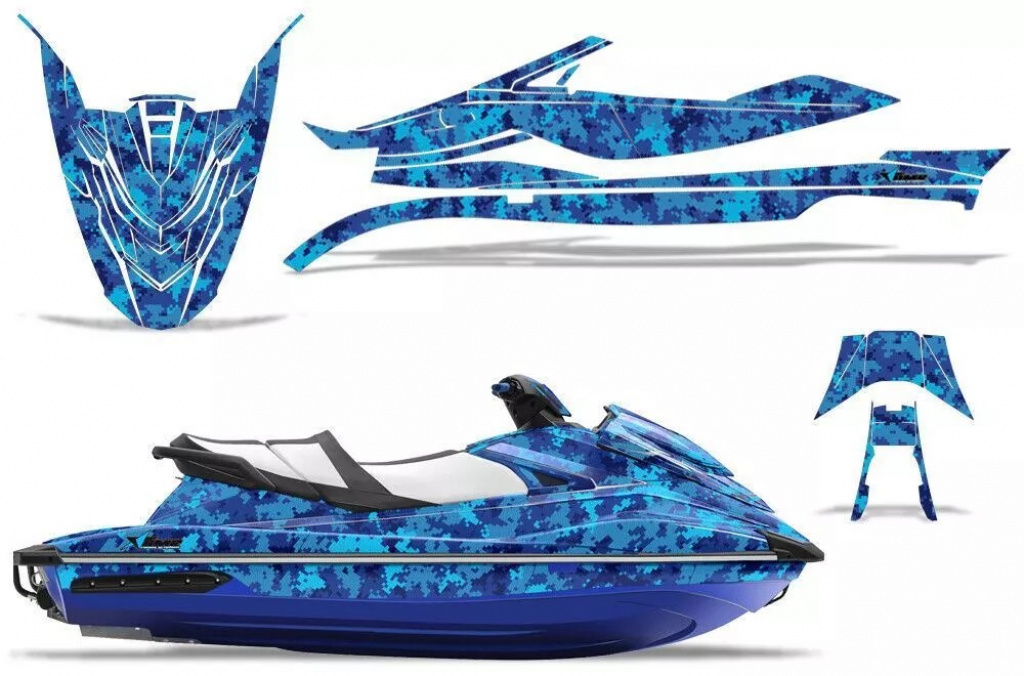 Digicamo Blau für Yamaha WaveRunner GP 1800 17-20