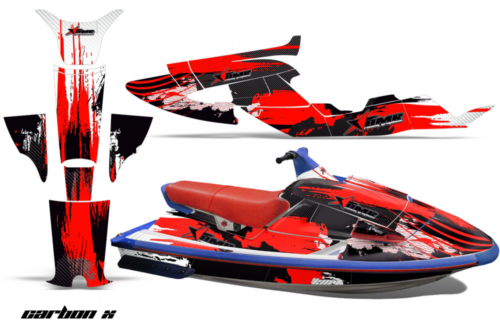 Carbon-X Rot für Yamaha Wave Raider 1994-1996
