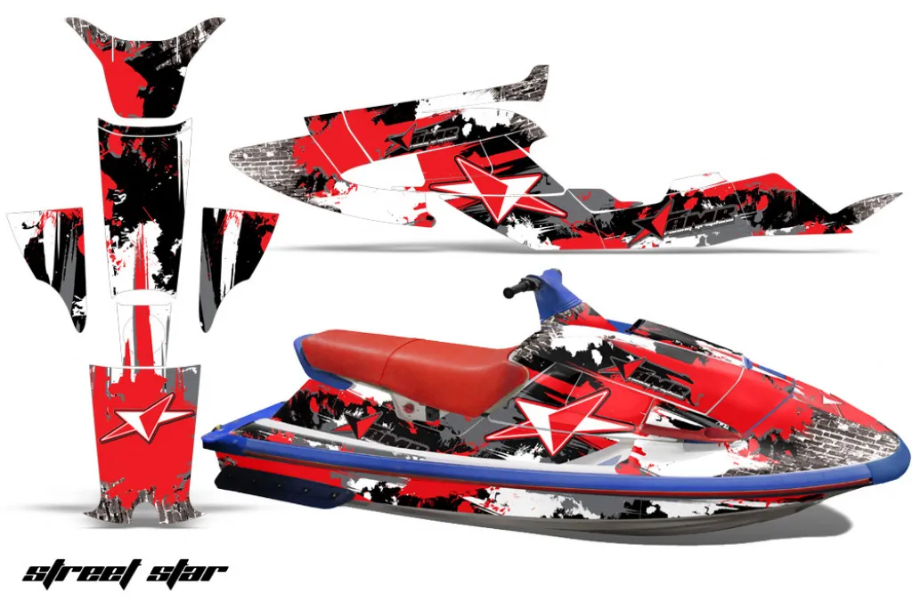 Street Star Red for Yamaha Wave Raider 1994-1996