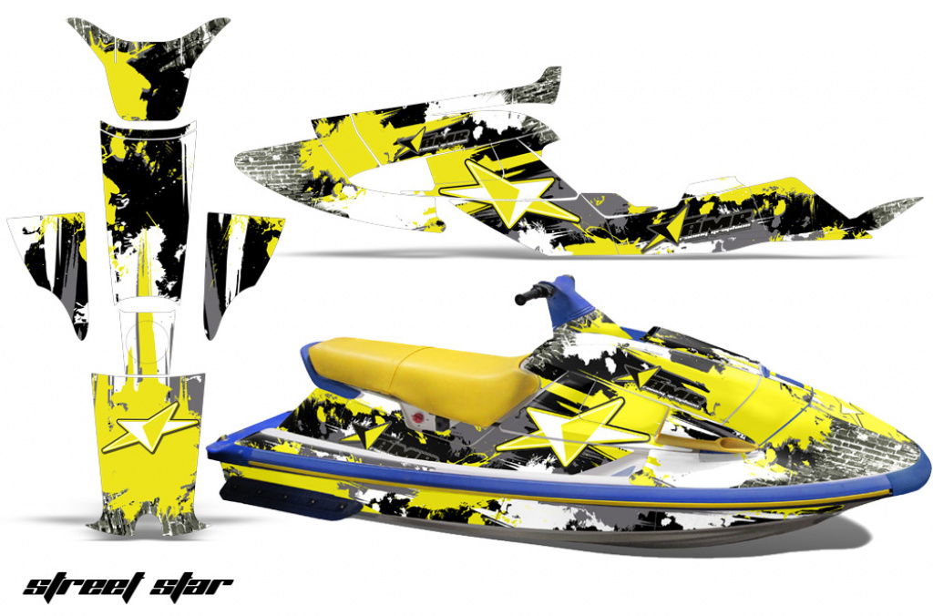 Street Star Gelb für Yamaha Wave Raider 1994-1996