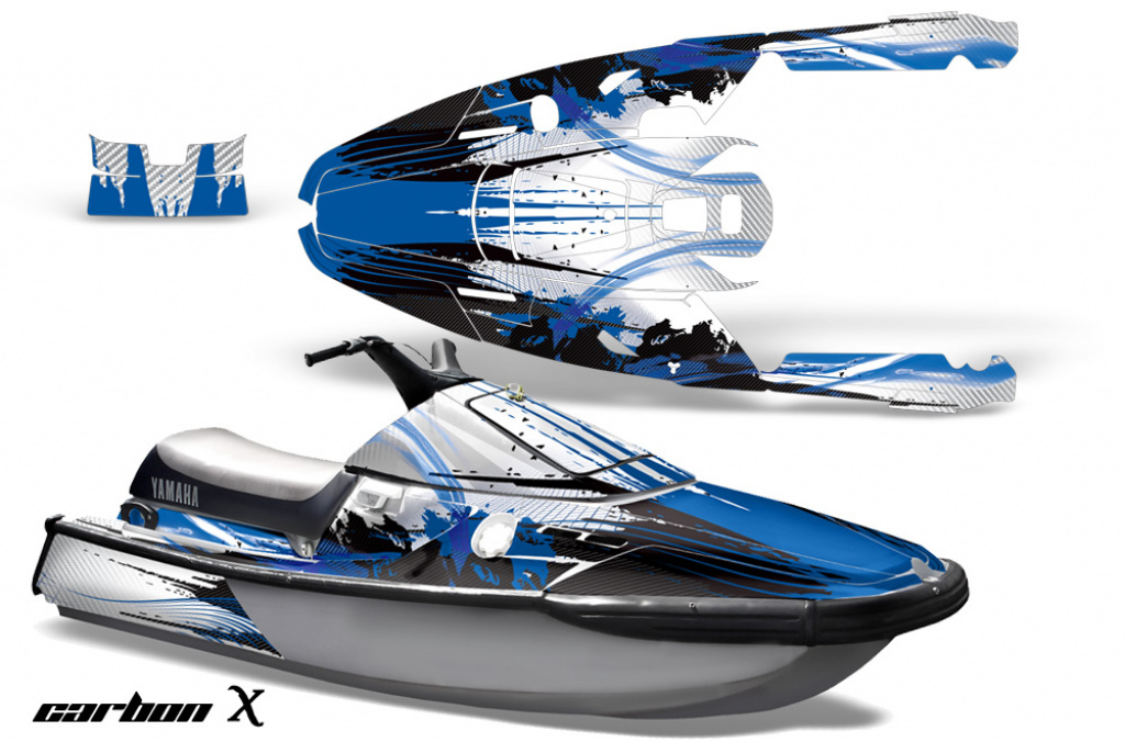 Carbon-X Blau für Yamaha Wave Runner 3 1991-1996