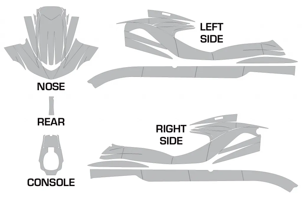 Cutting Pattern for Yamaha Wave Runner 2002-2005