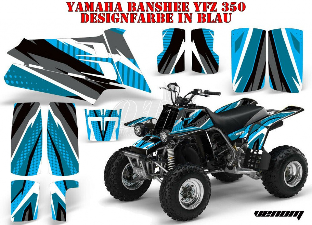 Venom Blau für Yamaha Banshee YFZ 350