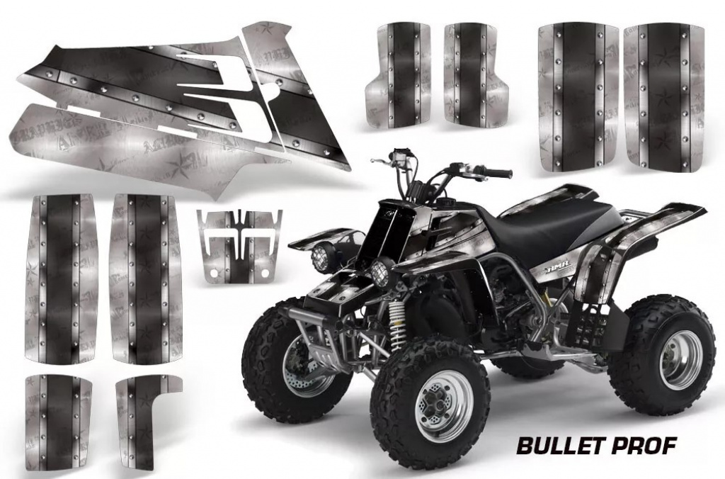Bullet Proof Schwarz für Yamaha Banshee YFZ 350