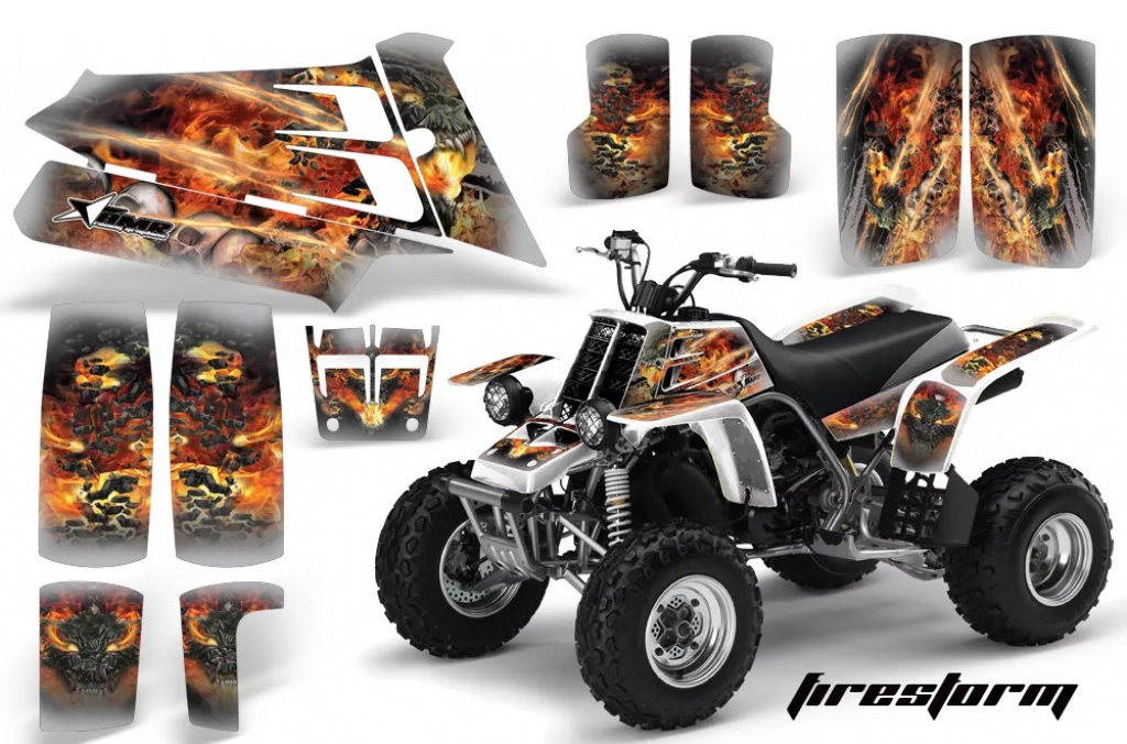 Firestorm Weiß für Yamaha Banshee YFZ 350