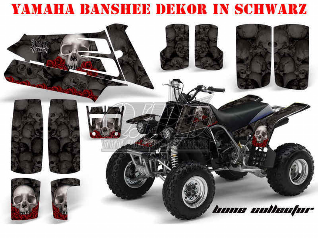 Bone Collector Schwarz für Yamaha Banshee YFZ 350